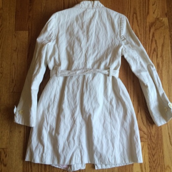 J.Crew Belted Twisted-Cotton Trench in Natural - Picture 5 of 5